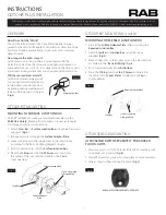 Preview for 2 page of RAB GOTCHA PLUS GT500 Installation Instructions Manual