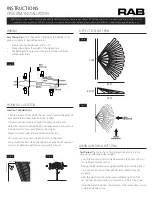 Preview for 2 page of RAB GT500R/L Instructions