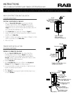 Preview for 2 page of RAB HALV Instructions Manual