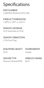 Preview for 2 page of RAB Lightcloud CONTROL/W/AUX/5SP/LCBS Quick Start Manual