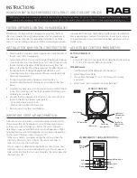 Предварительный просмотр 3 страницы RAB LOS800 Instructions