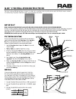 Preview for 2 page of RAB SLIM 37 Installation Instructions Manual