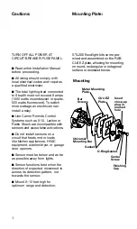 Предварительный просмотр 2 страницы RAB Stealth STL200HB Installation Manual