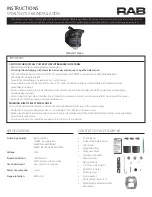 Предварительный просмотр 1 страницы RAB STEALTH STL360 Instructions Manual