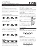 Предварительный просмотр 5 страницы RAB STL360HB/L Instructions Manual