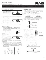 Предварительный просмотр 8 страницы RAB STL360HB/L Instructions Manual