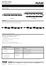 Preview for 2 page of RAB STRINGER34 Instructions