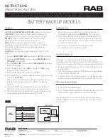 Preview for 3 page of RAB SWISHFA -2X2 Instructions