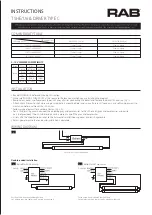 Предварительный просмотр 2 страницы RAB T5HE-10-24P-8-EXT Series Instructions