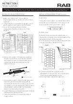 Предварительный просмотр 2 страницы RAB T8 Instructions