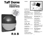 Preview for 1 page of RAB Tuff Dome Installation Manual