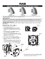 Предварительный просмотр 1 страницы RAB WPLED52 Installation Instructions