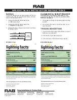 Preview for 2 page of RAB WPLED52 Installation Instructions