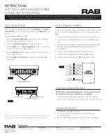 Preview for 2 page of RAB X17 XFU 60W Instructions