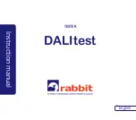 Preview for 1 page of Rabbit DALItest Instruction Manual