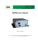 Предварительный просмотр 1 страницы Rabbit EM1500 Product Manual