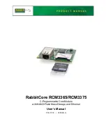 Preview for 1 page of Rabbit RCM3365 User Manual