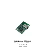 RabbitCore RCM2200 User Manual предпросмотр