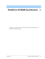 Preview for 27 page of RabbitCore RCM2200 User Manual