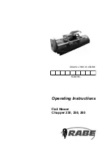 Rabe 230 Operating Instructions Manual preview