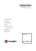 Preview for 36 page of Rabe Albatros Vari-HydroAvant Operating Instructions Manual