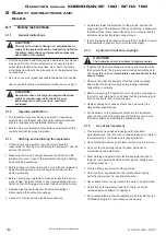 Preview for 8 page of Rabe KORMORAN SF 180 Operating Instructions Manual