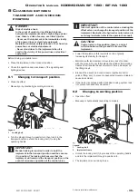 Preview for 35 page of Rabe KORMORAN SF 180 Operating Instructions Manual