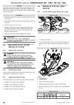 Preview for 40 page of Rabe KORMORAN SF 180 Operating Instructions Manual