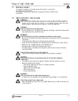 Preview for 11 page of Rabe Pavo V 140 Operating Instructions Manual