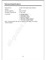 Preview for 6 page of Rac HP124 User Manual