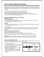 Preview for 8 page of Rac RACHP133A Manual