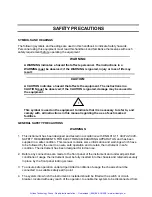 Preview for 6 page of Racal Instruments 2460 Series Manual