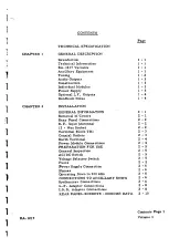 Preview for 3 page of Racal Instruments RA 1217 Operator'S Manual