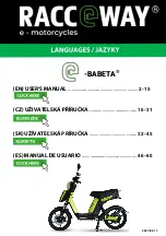 Preview for 1 page of RACCEWAY e-BABETA User Manual