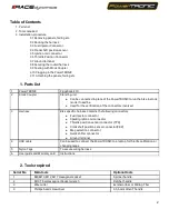 Preview for 2 page of Race Dynamics PowerTRONIC Installation Manual