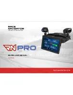 Race Navigator RN PRO User Manual предпросмотр