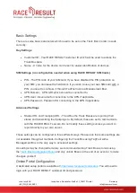 Preview for 2 page of Race Result Track Box Passive Quick Reference Manual