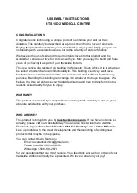 Preview for 1 page of RACE TRACK SCENICS 10D2 Assembly Instructions Manual