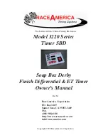 Preview for 1 page of RaceAmerica 3220 Series Owner'S Manual