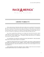 Preview for 3 page of RaceAmerica 5820 Manual