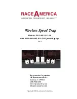 RaceAmerica 5843AW Manual preview