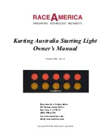 RaceAmerica 6790K Owner'S Manual preview