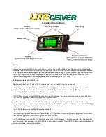 RACEceiver LITEceiver Advanced Instructions предпросмотр