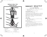 Предварительный просмотр 21 страницы Rachael Ray RRBL2A/T Owner'S Manual