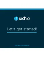 Rachio 680474003150 Get Started предпросмотр