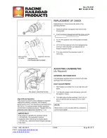 Предварительный просмотр 14 страницы Racine Railroad Products 910168 Operating And Maintenance Manual