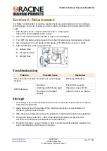 Preview for 17 page of Racine Railroad Products 910212 Operating Instructions Manual