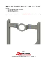 Preview for 3 page of RACING COCKPITS RCP OSW Manual