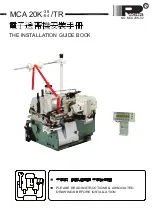 Preview for 1 page of Racing MCA 20K-38/TR Installation Manual Book