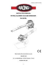 Racing RAC26PBL Instruction Manual preview